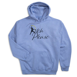 Softball Hooded Sweatshirt - Pitch Please [Youth Large/Carolina] - SS