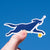 Softball Sticker - Softball Dog