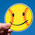 Softball Sticker - Softball Smiley
