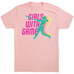 Softball Short Sleeve T-Shirt - Girls With Game Softball