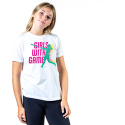 Softball Short Sleeve T-Shirt - Girls With Game Softball