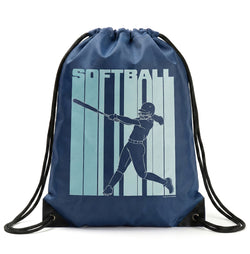 Softball Drawstring Backpack - All Day