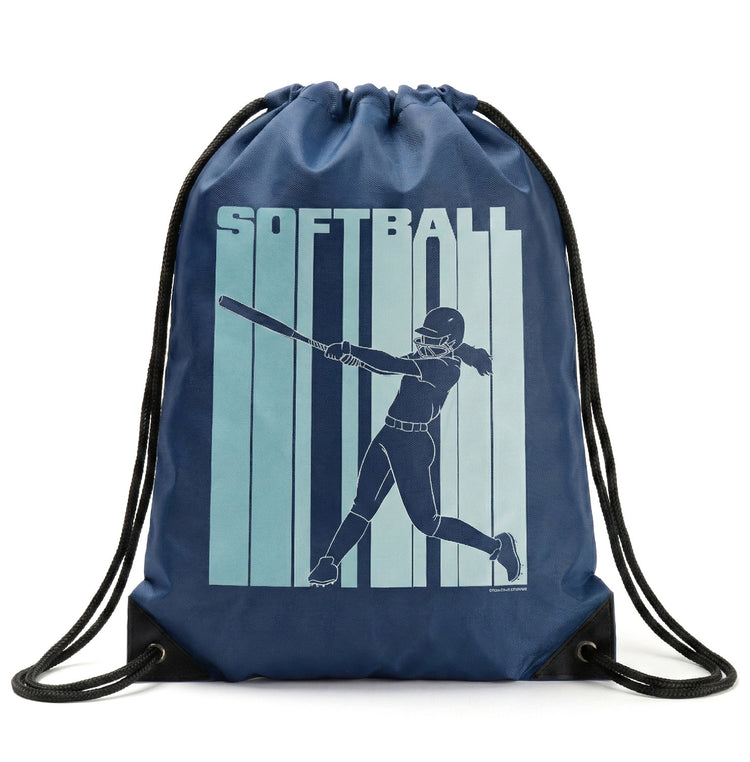 Softball Drawstring Backpack - All Day