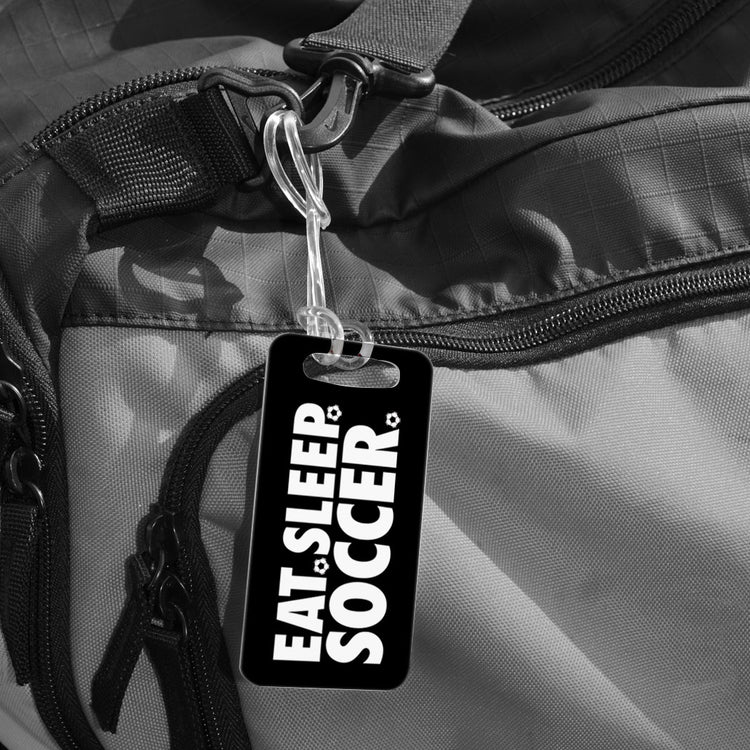 Soccer Bag/Luggage Tag - Eat Sleep Soccer