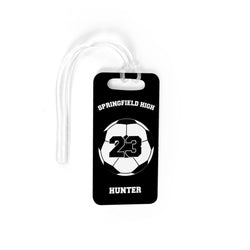 Soccer Bag/Luggage Tag - Personalized Soccer Team Ball