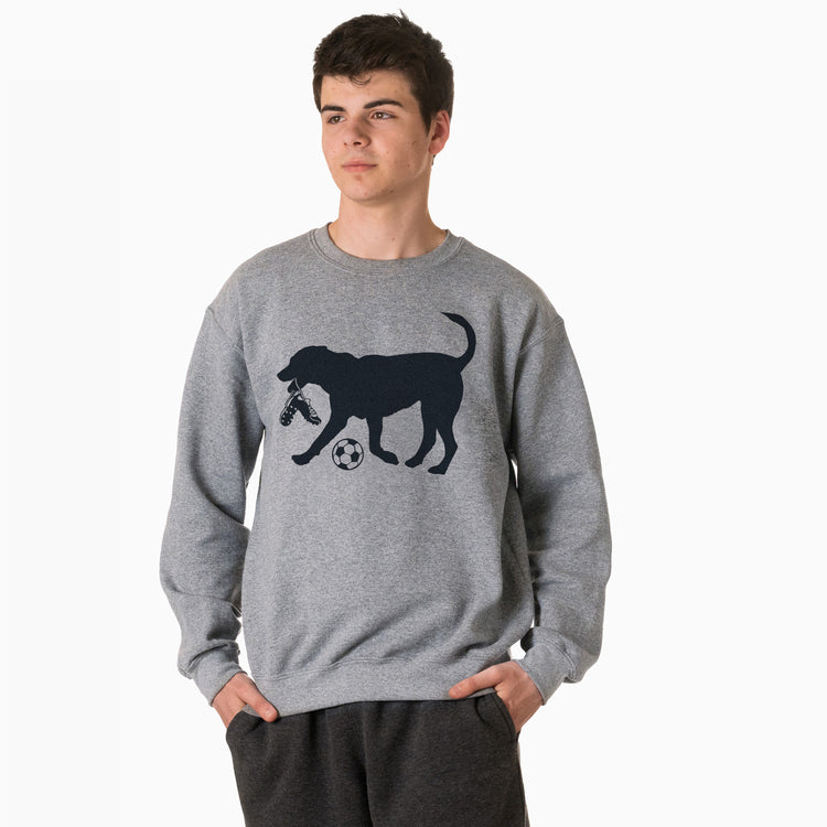 Soccer Crewneck Sweatshirt - Spot The Soccer Dog