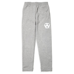 Soccer Fleece Sweatpants - Soccer Ball [Gray/Youth Large] - SS