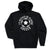 Soccer Hooded Sweatshirt - I'd Rather Be Playing Soccer (Round) [Adult Small/Black] - SS