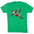 Soccer Short Sleeve T-Shirt - Soccer Santa [Green/Adult Small] - SS