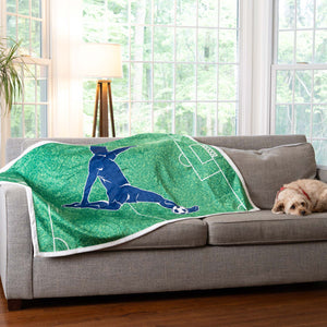 CTS Soccer Premium Blanket - Soccer Field