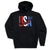Soccer Hooded Sweatshirt - USA Patriotic [Youth Medium/Black] - SS