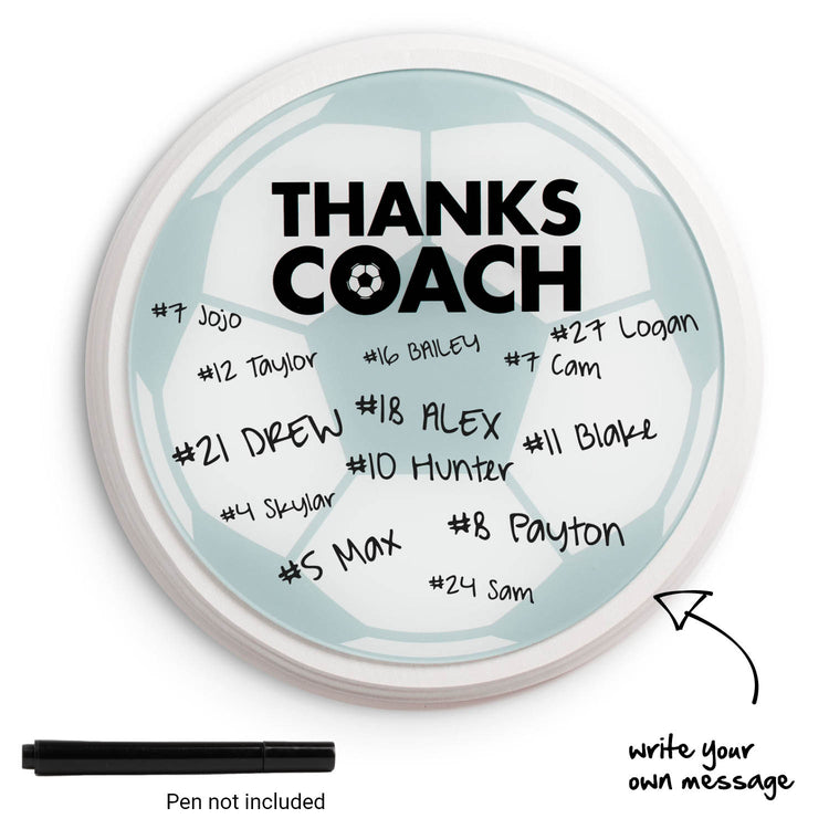 Soccer Wall Plaque - Thanks Coach