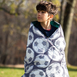 Soccer Gameday Puffle Blanket - Play Soccer
