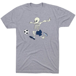 Soccer Short Sleeve T-Shirt - Skeleton Striker