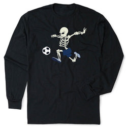 Soccer Tshirt Long Sleeve - Skeleton Striker