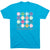 Soccer Short Sleeve T-Shirt - Soccer Makes Me Happy [Adult X-Small/Turquoise] - SS