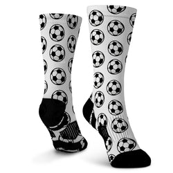 Soccer Graphic Flex Mid-Calf Socks - Striker