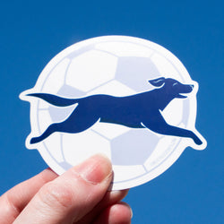 Soccer Sticker - Soccer Dog