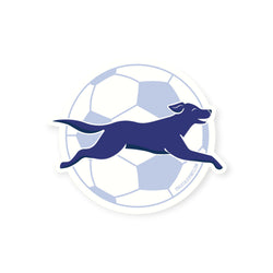 Soccer Sticker - Soccer Dog