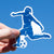 Soccer Sticker - Soccer Girl