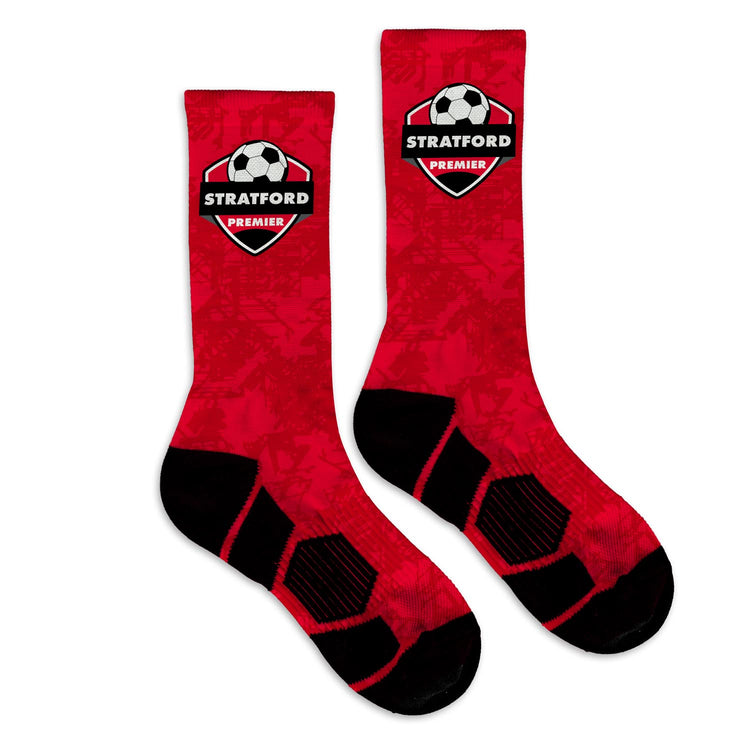 Custom Team Graphic Flex Mid-Calf Socks - Soccer