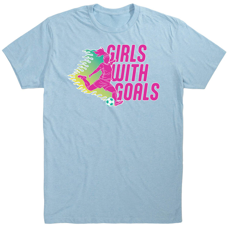 Soccer Short Sleeve T-Shirt - Girls With Goals (Soccer)