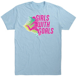 Soccer Short Sleeve T-Shirt - Girls With Goals (Soccer)
