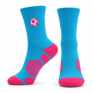 Soccer Quarter Length Socks - Strike - Teal