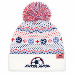 Soccer Knit Hat - Soccer Mom