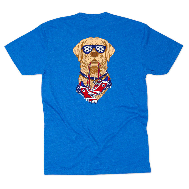 Soccer Short Sleeve T-Shirt - Freedom Hound Soccer (Back Design)