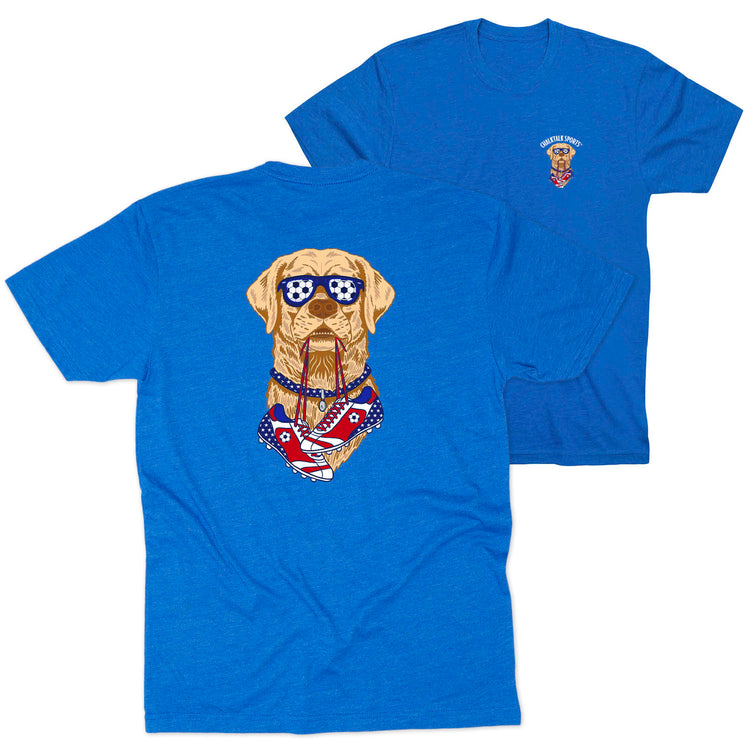 Soccer Short Sleeve T-Shirt - Freedom Hound Soccer (Back Design)