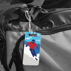 Skiing Bag/Luggage Tag - Ski Hard