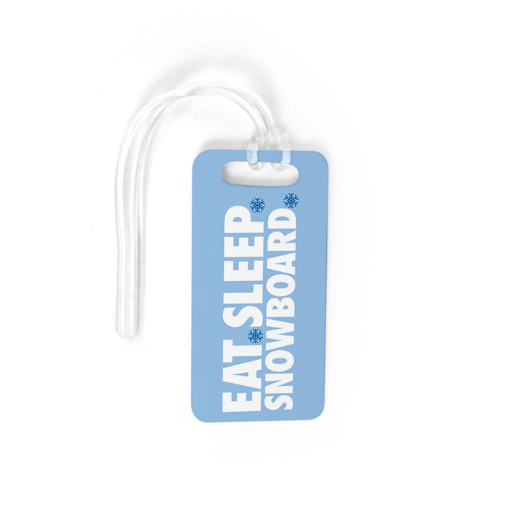 Snowboarding Bag/Luggage Tag - Eat Sleep Snowboard