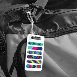 Snowboarding Bag/Luggage Tag - Snowboards