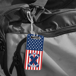 Snowboarding Bag/Luggage Tag - USA