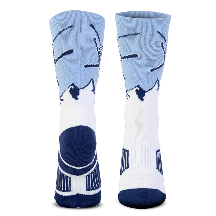 Skiing Woven Mid-Calf Socks - Mountain