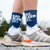 Skiing Woven Mid-Calf Socks - Eat. Sleep. Ski