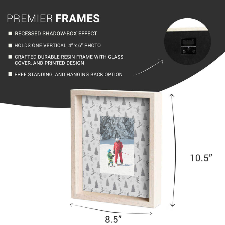 Skiing Premier Frame - Mountain Scene