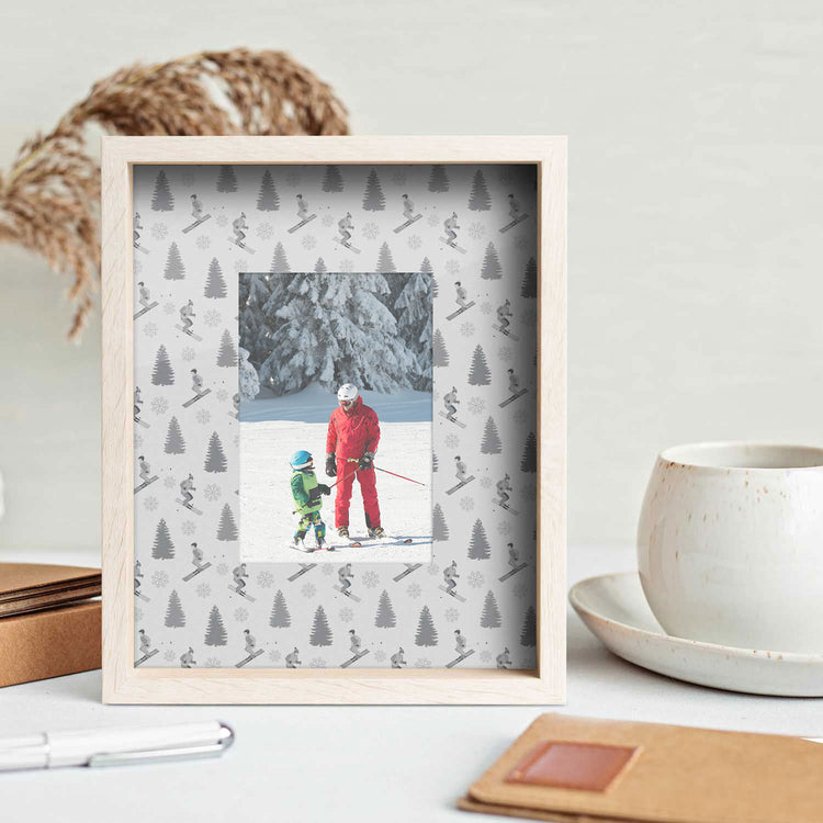Skiing Premier Frame - Mountain Scene