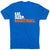 Basketball T-Shirt Short Sleeve Eat. Sleep. Basketball. [Royal/Youth Large] - SS
