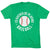 Baseball T-Shirt Short Sleeve - I'd Rather Be Playing Baseball Distressed [Green/Adult Medium] - SS
