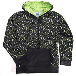 Guys Lacrosse Gameday Hoodie - Twig & Lid Lacrosse [Adult Medium] - SS