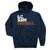 Football Hooded Sweatshirt - Eat. Sleep. Football. [Navy/Youth Medium] - SS