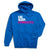 Gymnastics Hooded Sweatshirt - Eat. Sleep. Gymnastics. [Royal/Youth Small] - SS