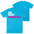 Gymnastics Short Sleeve T-Shirt - Eat. Sleep. Gymnastics. (Back Design) [Turquoise/Youth Small] - SS