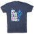 Guys Lacrosse Short Sleeve T-Shirt - My Goal Is To Deny Yours Defenseman [Navy/Adult Small] - SS