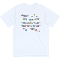 Girls Lacrosse Short Sleeve Performance Tee - In My Lax Girl Era [White/Adult XX-Large] - SS