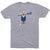 Guys Lacrosse Short Sleeve T-Shirt - Laxer the Lacrosse Dog [Gray/Youth X-Small] - SS