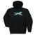 Softball Hooded Sweatshirt - Mitts the Softball Dog [Black/Youth Medium] - SS
