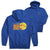 Softball Hooded Sweatshirt - Nothing Soft About It(Back Design) [Royal/Youth Small] - SS